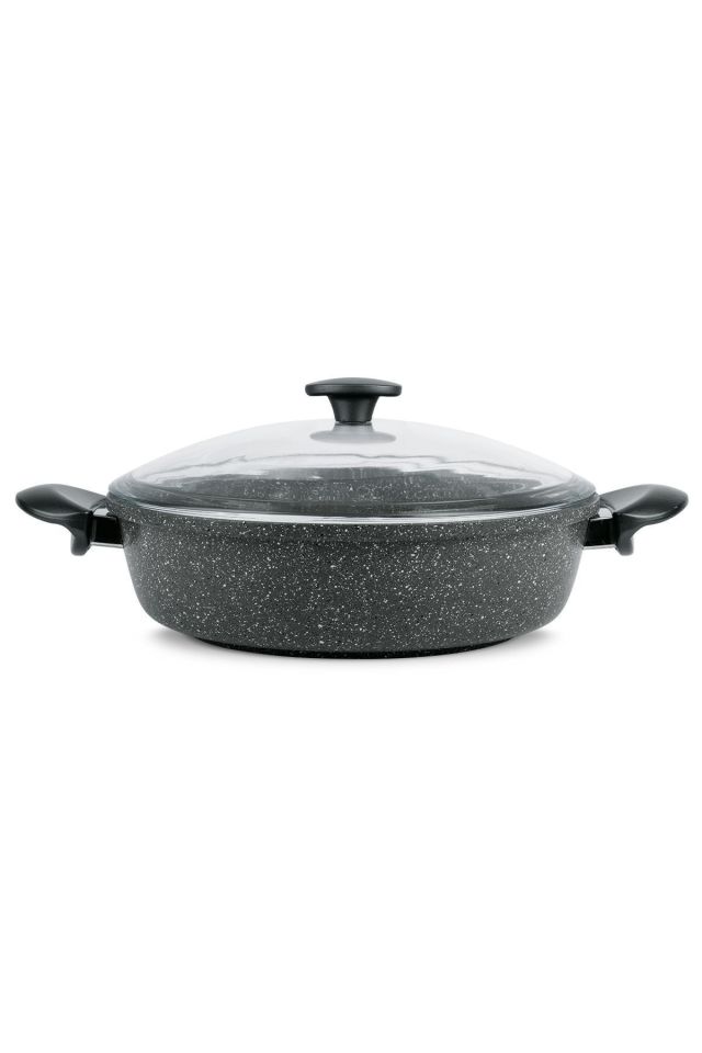 Karnıyarık 32cm Love Tencere-gri