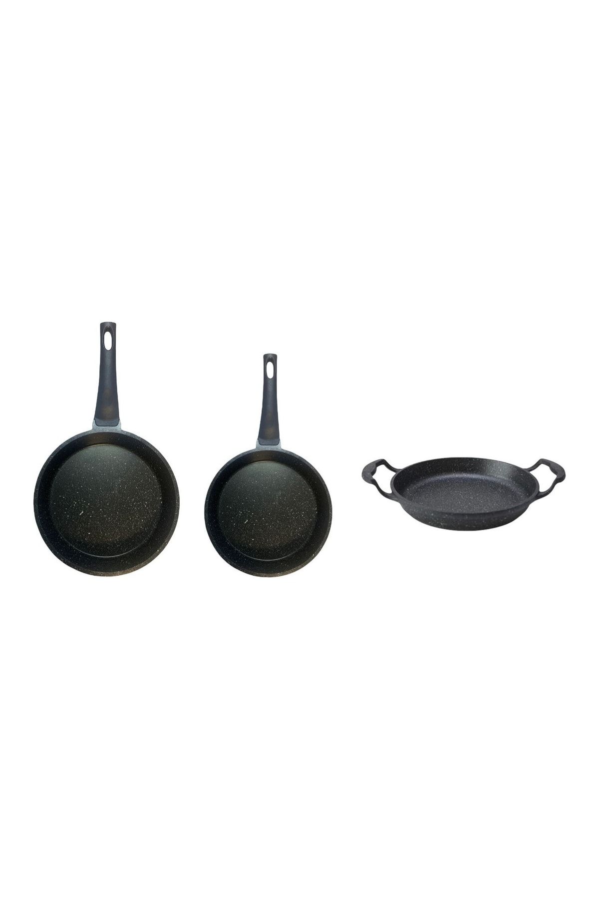 3 Parça Döküm Tava Sahan Set