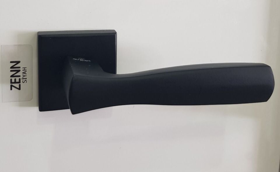 ARPAT ZENN MAT SİYAH İTALYAN KARE ROZETLİ ALÜMİNYUM