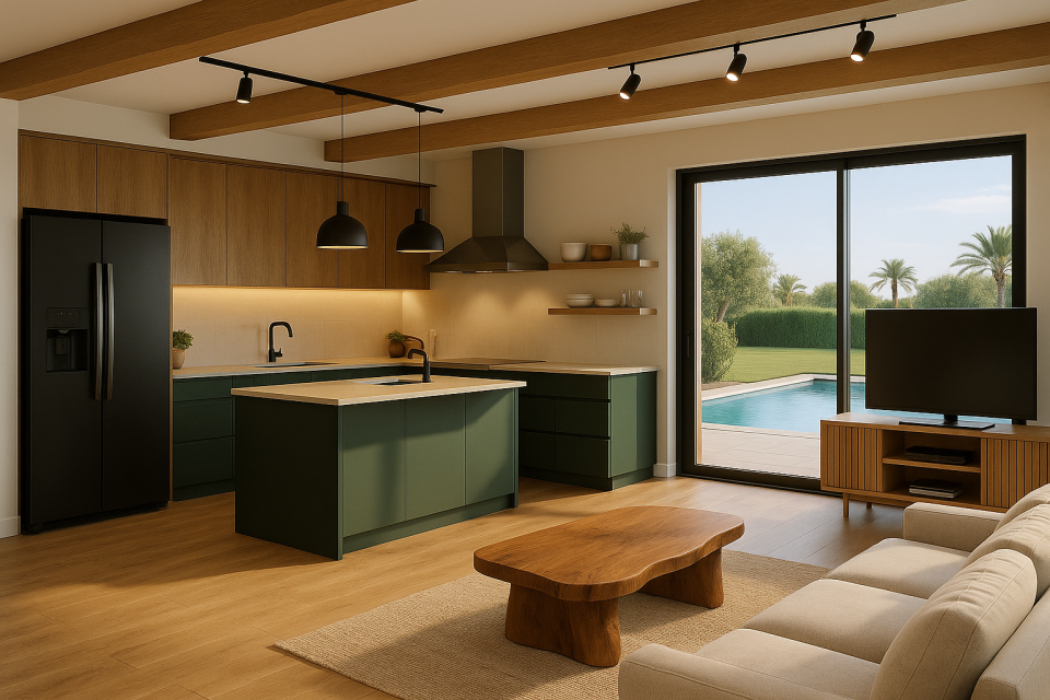 Mutfak Dolabı Mobilyası Villa Konsepti