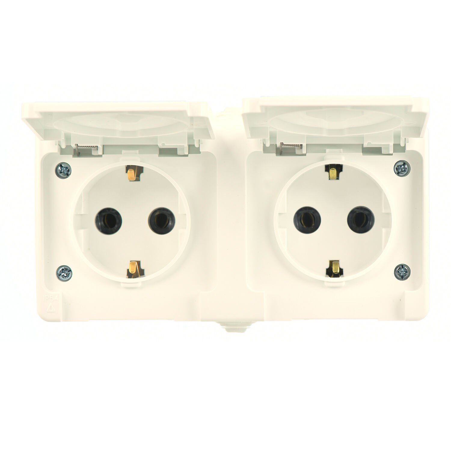 Günsan Fantasy Krem Kapaklı İkili Grup Priz (Topraklı Priz + Topraklı Priz)