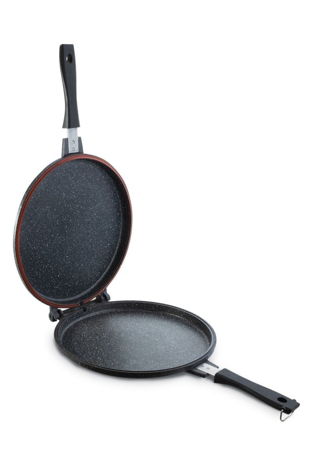 Gri Döküm Granit Hamsi Tavası 28 cm
