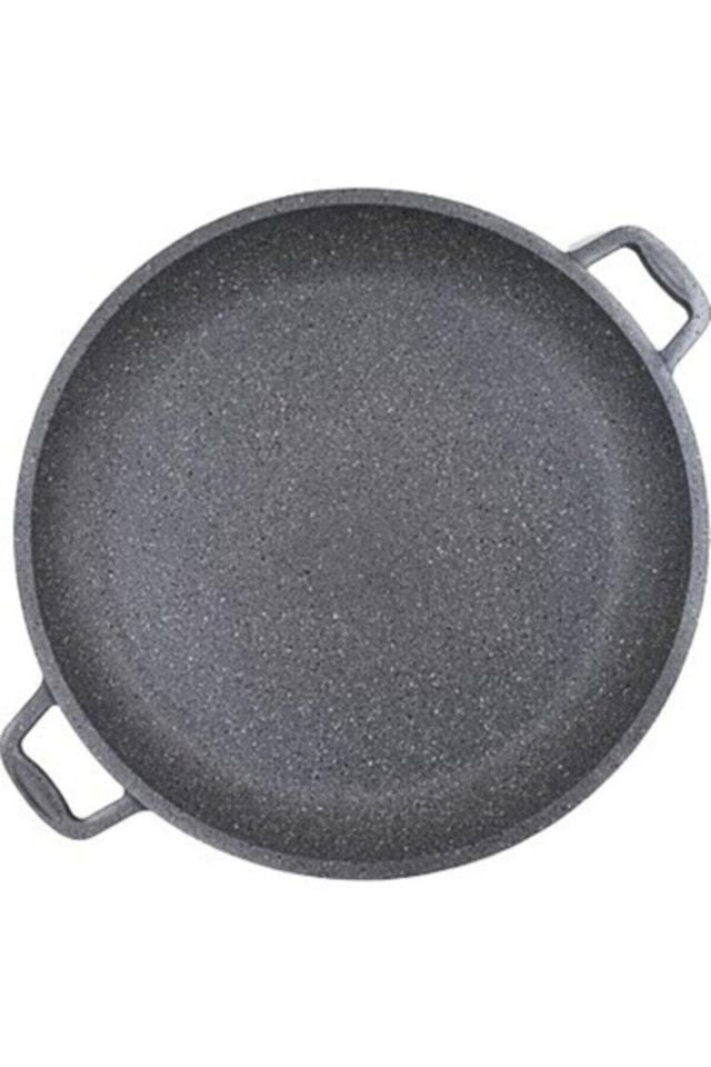 Granit Döküm 36 Cm Gözleme (BAZLAMA) Tavası Gri