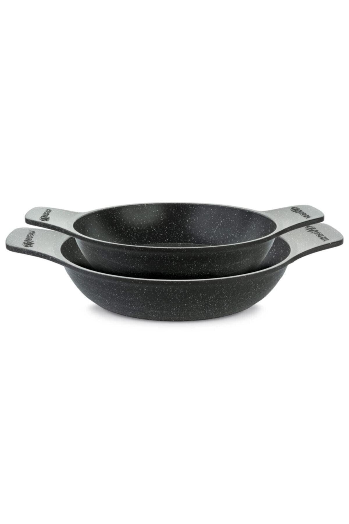 2'li Sahan Seti Gri 20-22cm