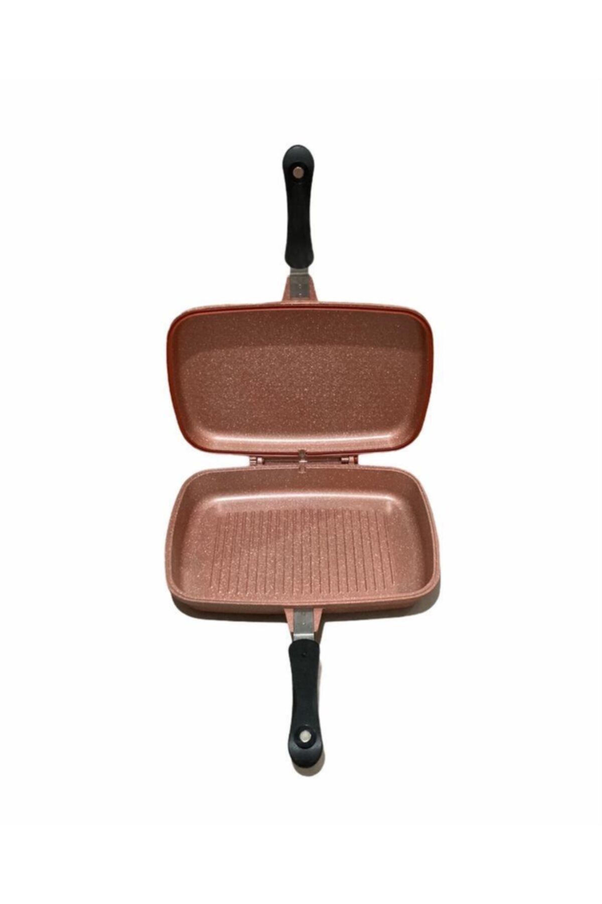 Çift Taraflı 36 Cm Balık Tavası Rosegold