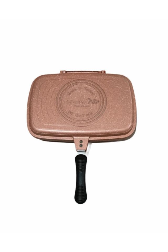 Çift Taraflı 36 Cm Balık Tavası Rosegold