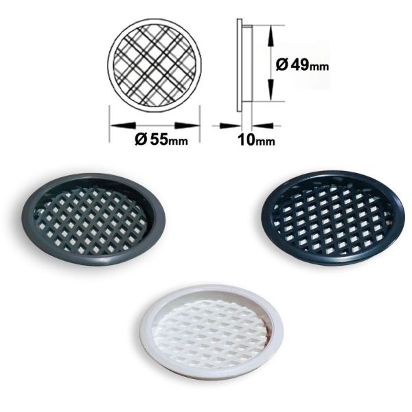 PLASTİK MENFEZ 50 LİK GRİ