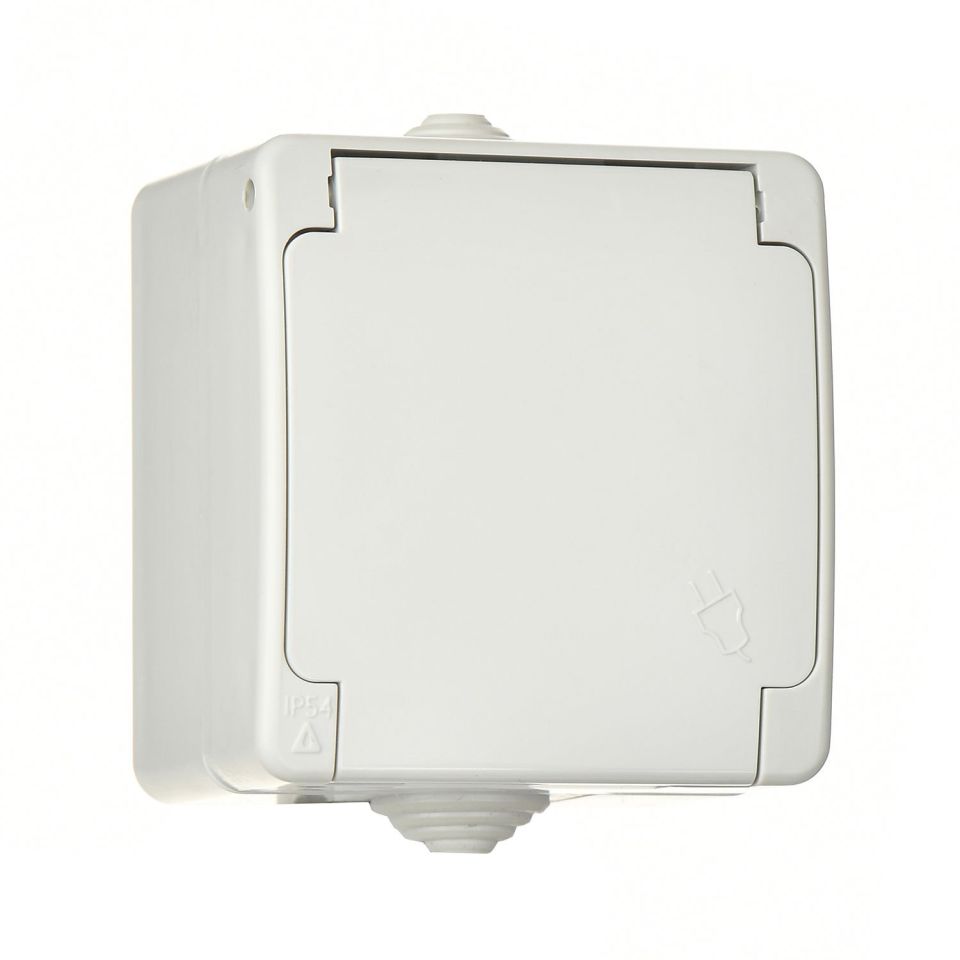 Günsan Fantasy Gri Kapaklı UPS Priz