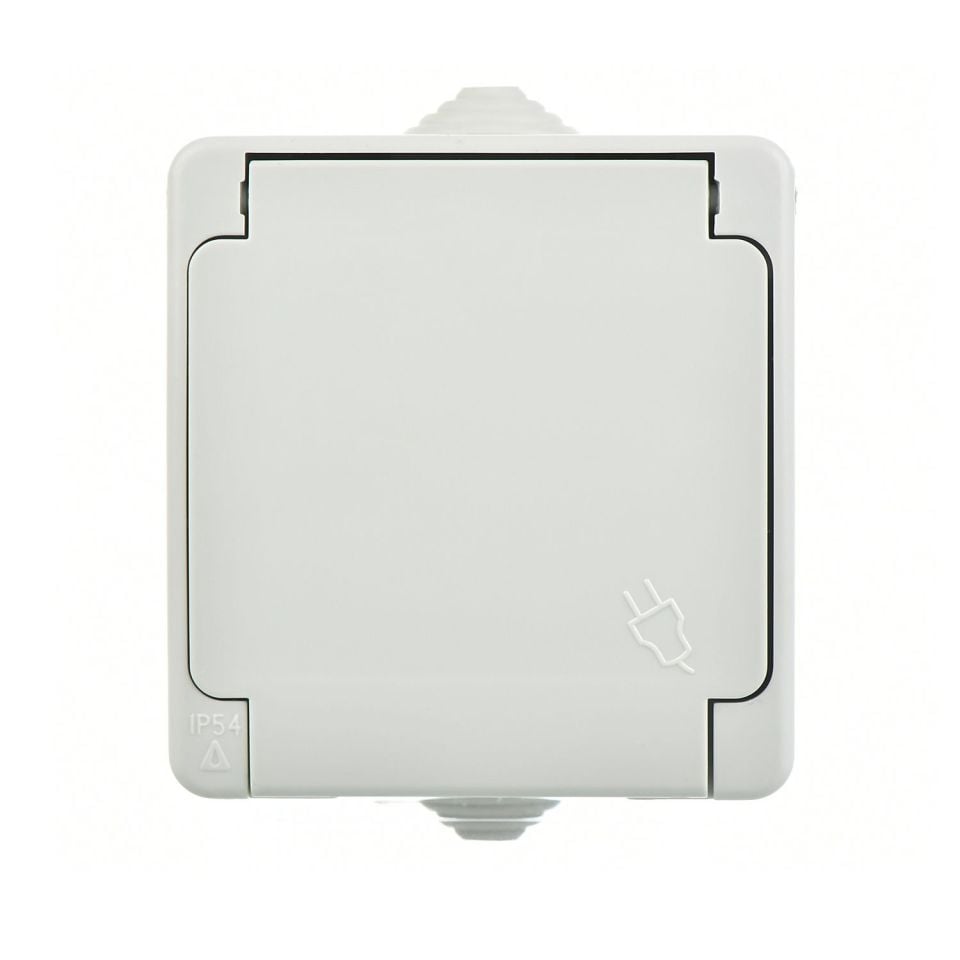 Günsan Fantasy Gri Kapaklı UPS Priz