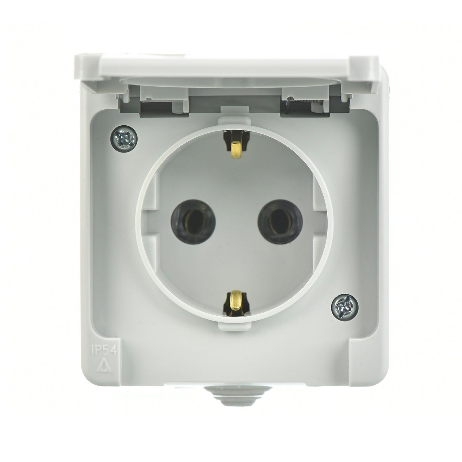 Günsan Fantasy Gri Kapaklı Topraklı Priz