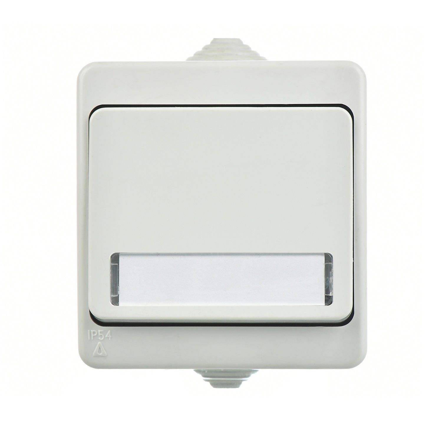 Günsan Fantasy Gri Fantasy Işıklı Etiketli Zil Butonu 12V Gri