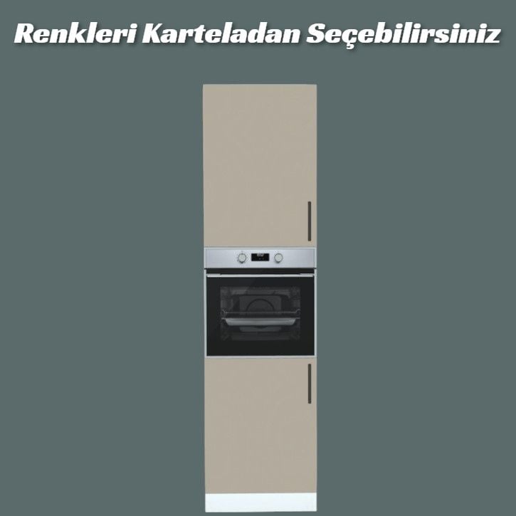 Mutfak Tam Boy Ankastre Modülü Alt Kapaklı