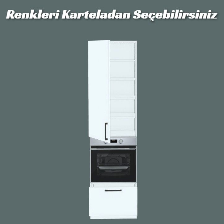 Mutfak Tam Boy Ankastre Modülü Alt Tek Çekmeceli