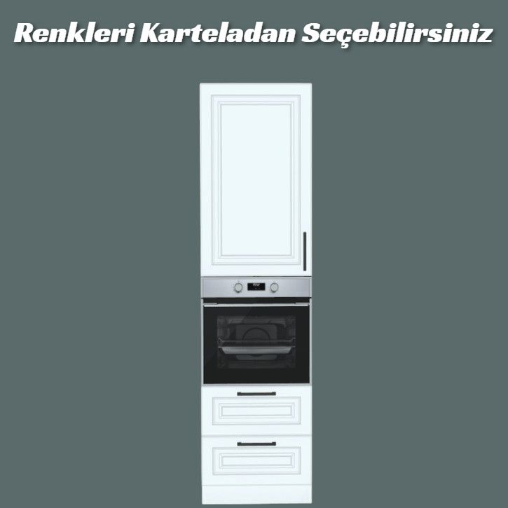 Mutfak Tam Boy Ankastre Modülü Alt iki Çekmeceli
