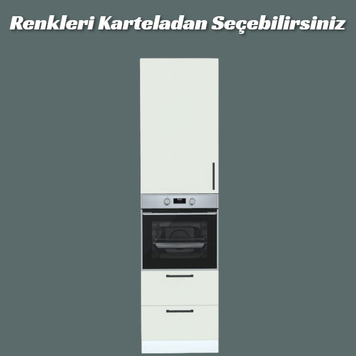 Mutfak Tam Boy Ankastre Modülü Alt iki Çekmeceli
