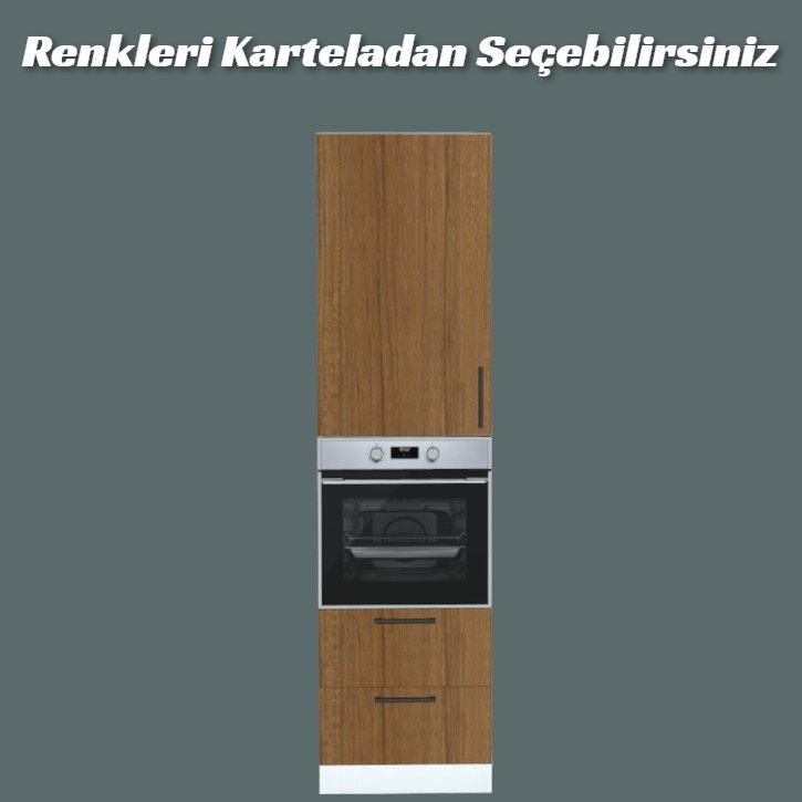 Mutfak Tam Boy Ankastre Modülü Alt iki Çekmeceli