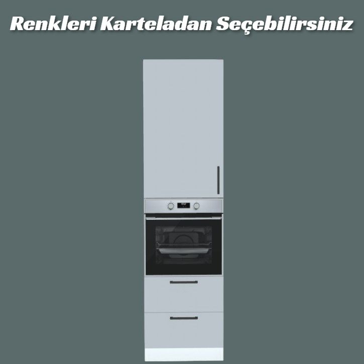Mutfak Tam Boy Ankastre Modülü Alt iki Çekmeceli