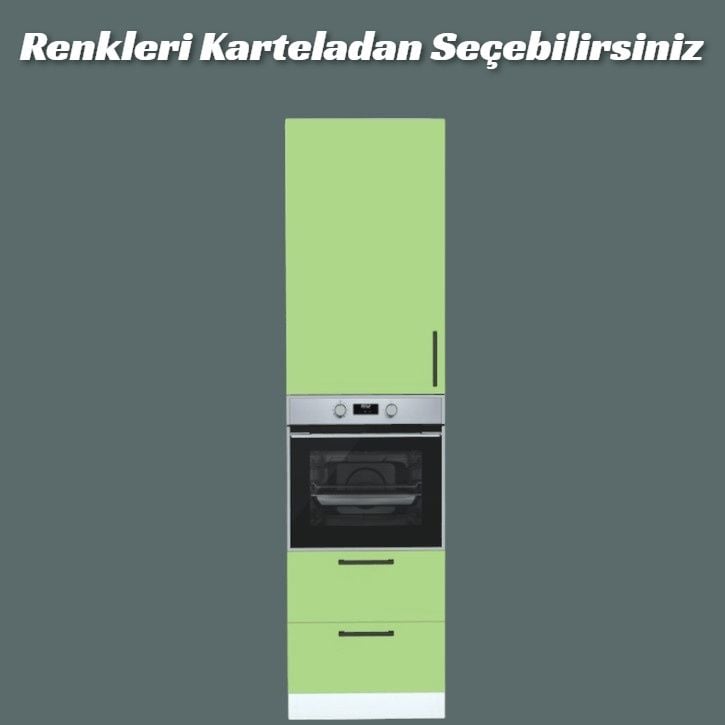 Mutfak Tam Boy Ankastre Modülü Alt iki Çekmeceli