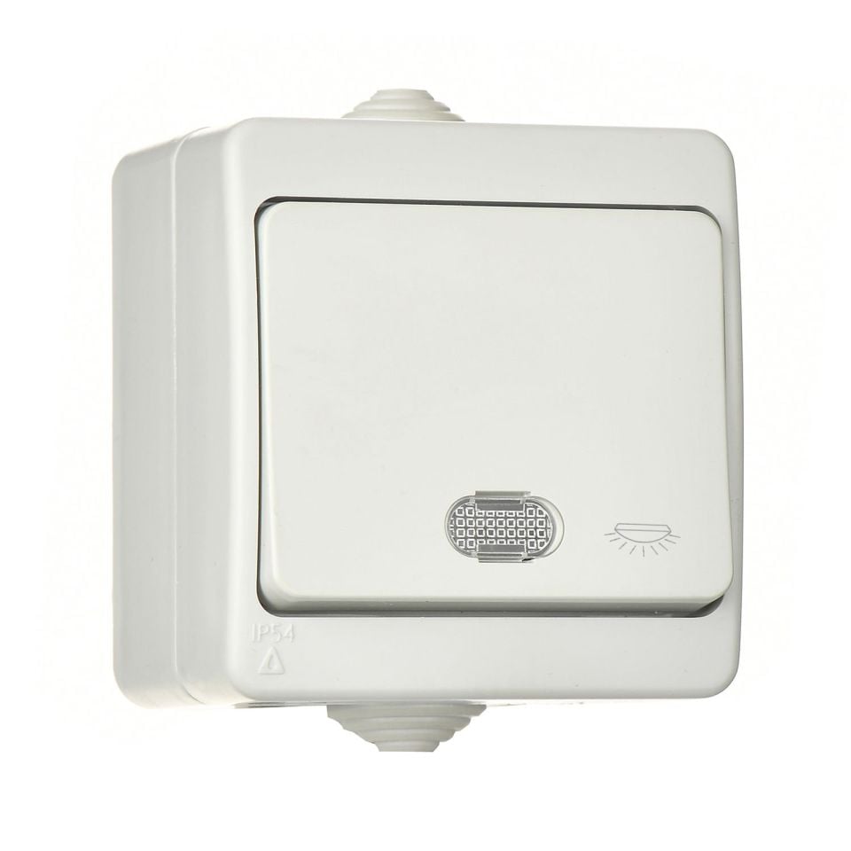 Günsan Fantasy Gri Fantasy Işıklı Liht Anahtar Gri