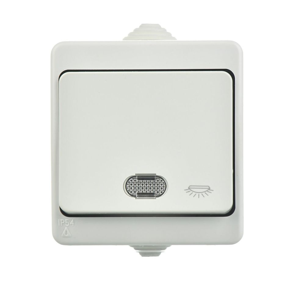 Günsan Fantasy Gri Fantasy Işıklı Liht Anahtar Gri