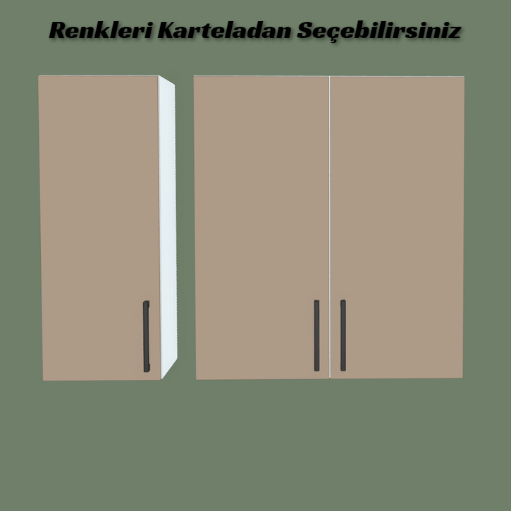 Mutfak Üst Dolap Modülü Yükseklik 60 cm