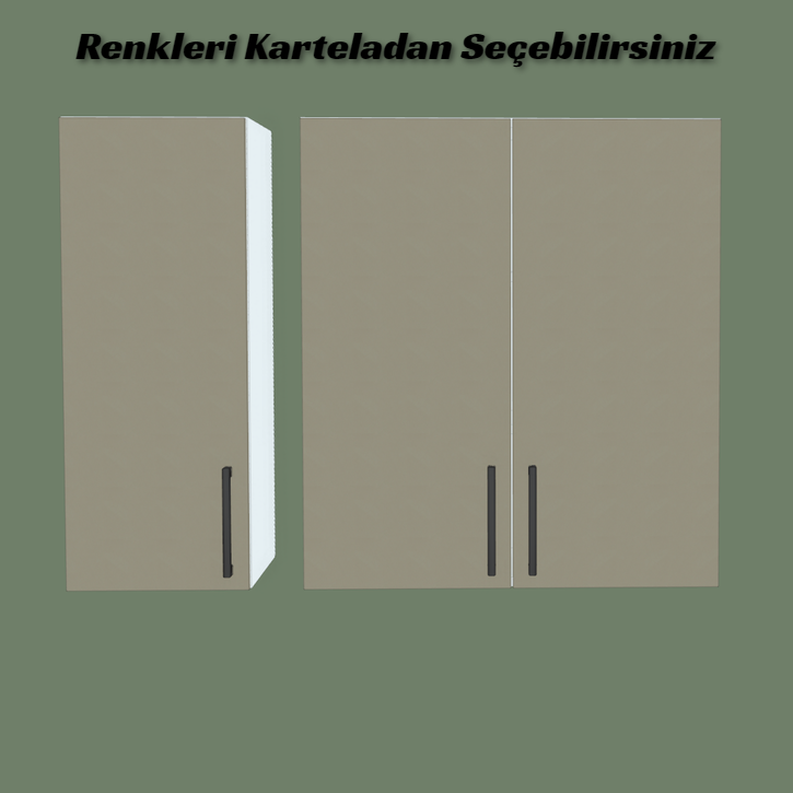Mutfak Üst Dolap Modülü Yükseklik 100 cm