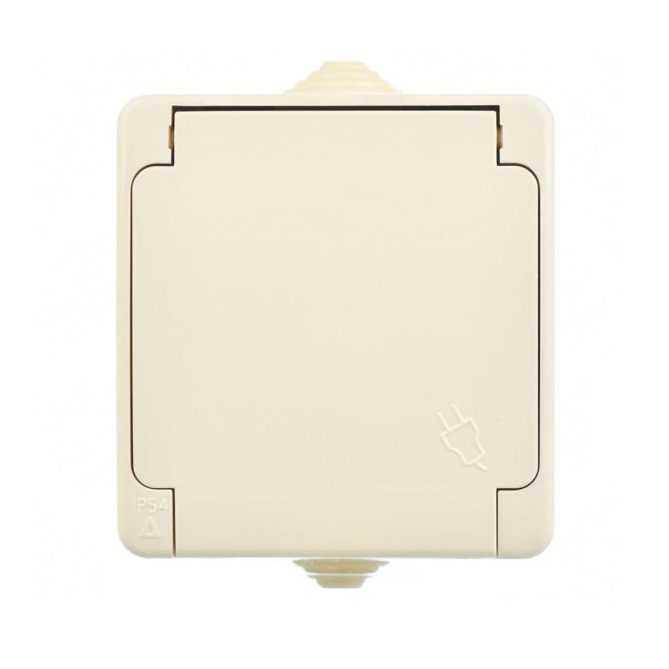 Günsan Fantasy Krem Kapaklı UPS Priz