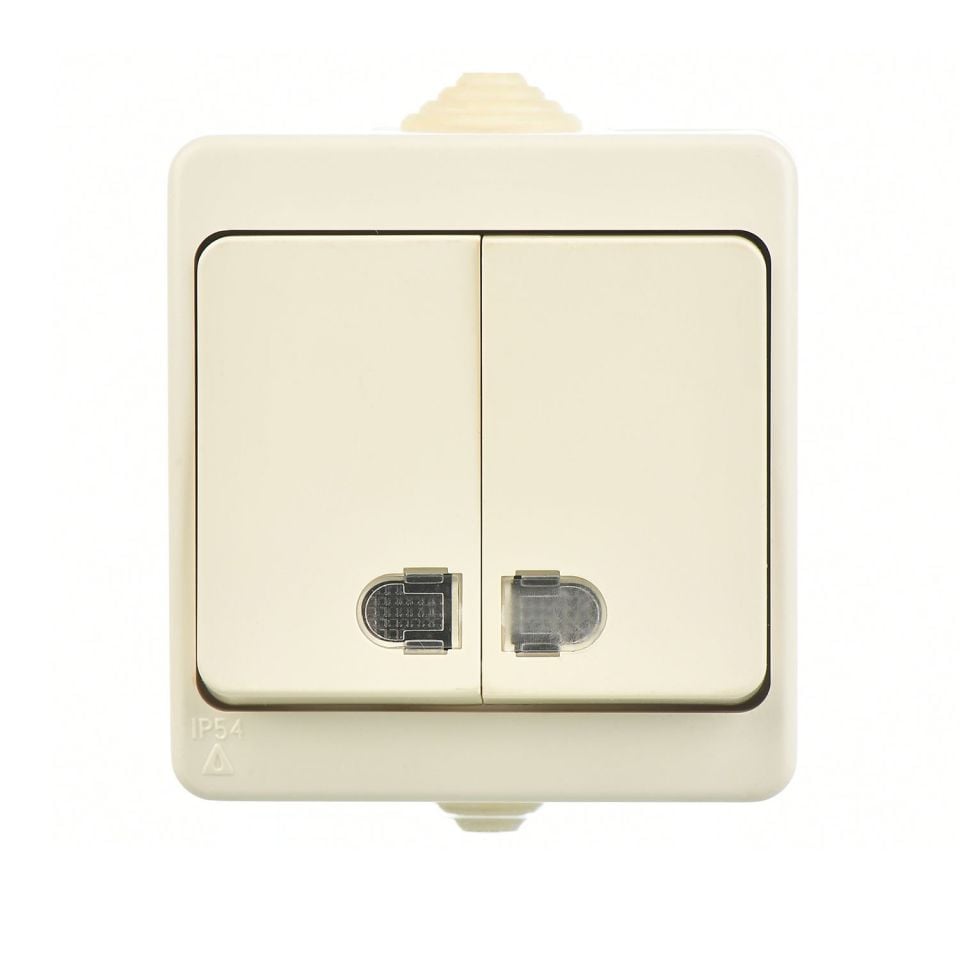 Günsan Fantasy Krem Fantasy Işıklı Komütatör