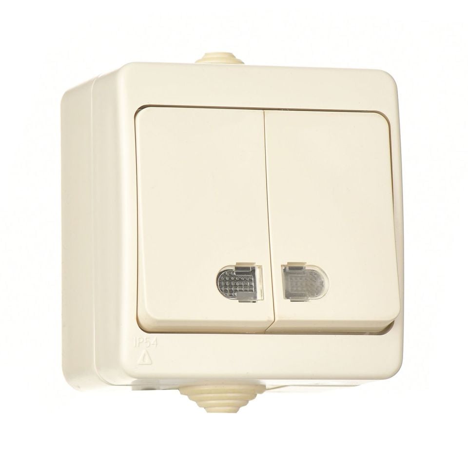 Günsan Fantasy Krem Fantasy Işıklı Komütatör