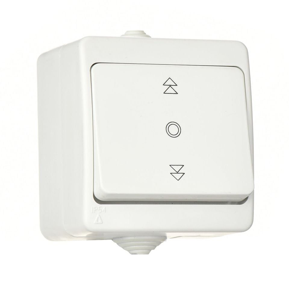 Günsan Fantasy Beyaz Vidalı Jaluzi Kumanda Anahtarı