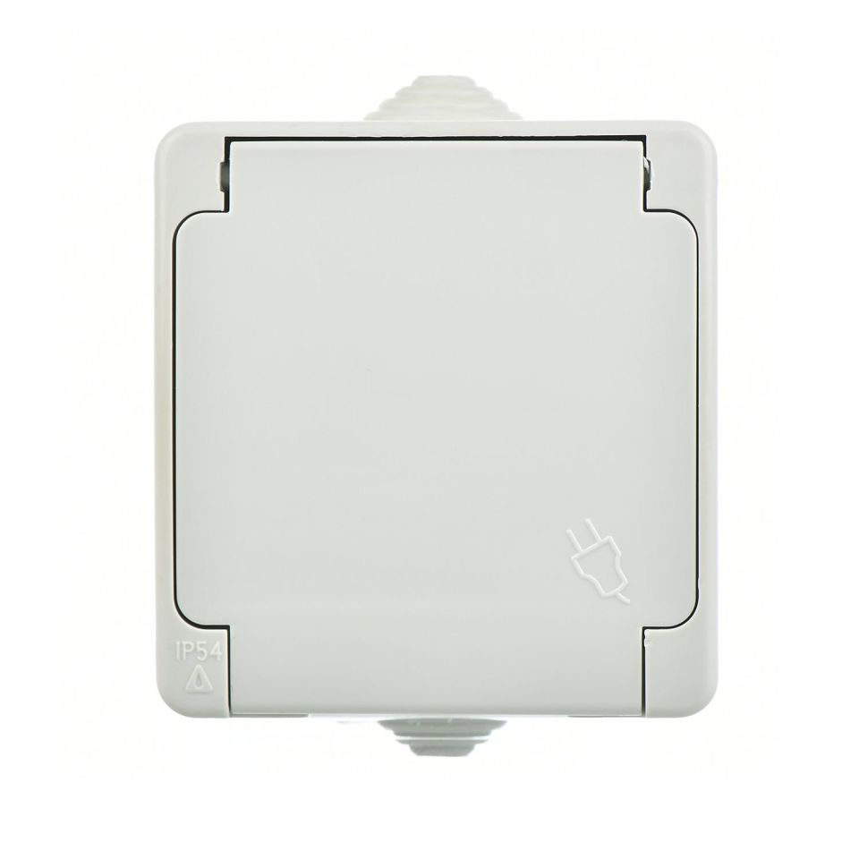 Günsan Fantasy Beyaz Kapaklı Topraklı Priz