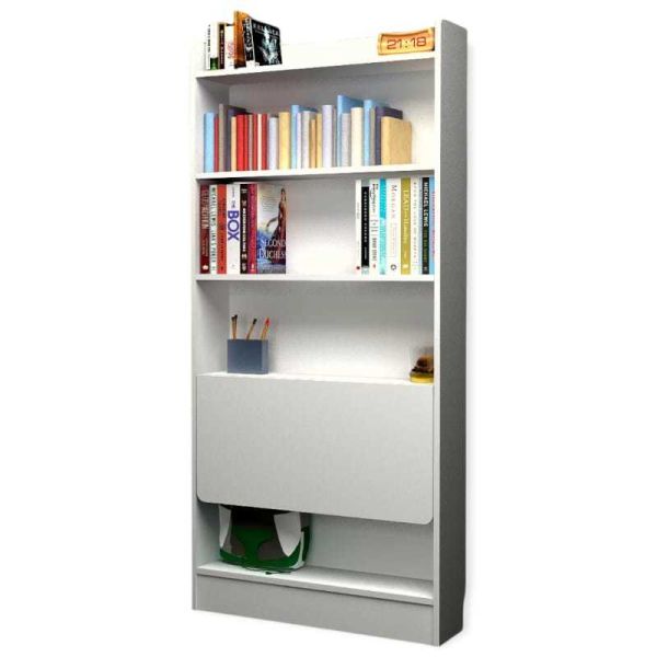 Katlanır Çalışma Masası + Kitaplık 180 x 60 x 20 + 40