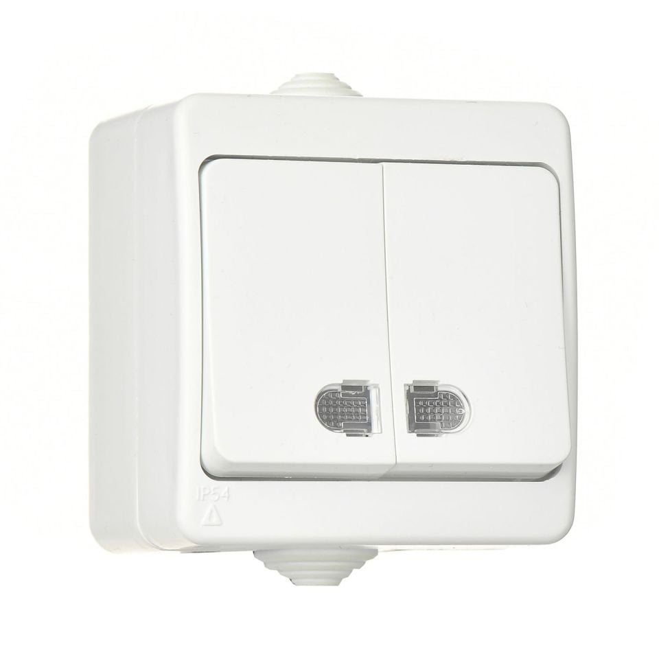 Günsan Fantasy Beyaz Fantasy Işıklı Komütatör