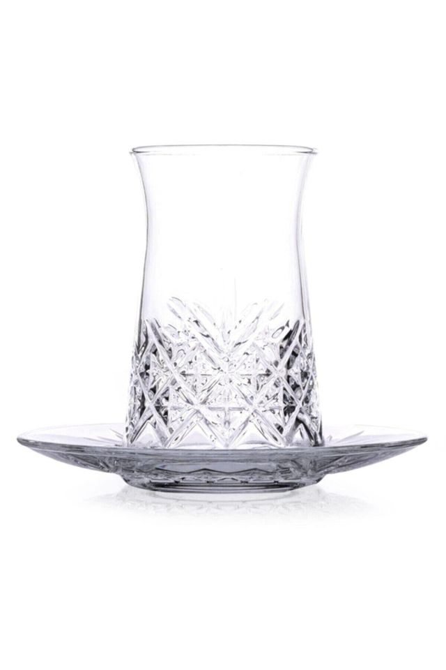 Timeless Çay Bardağı Ve Çay Tabağı Seti 6 Kişilik