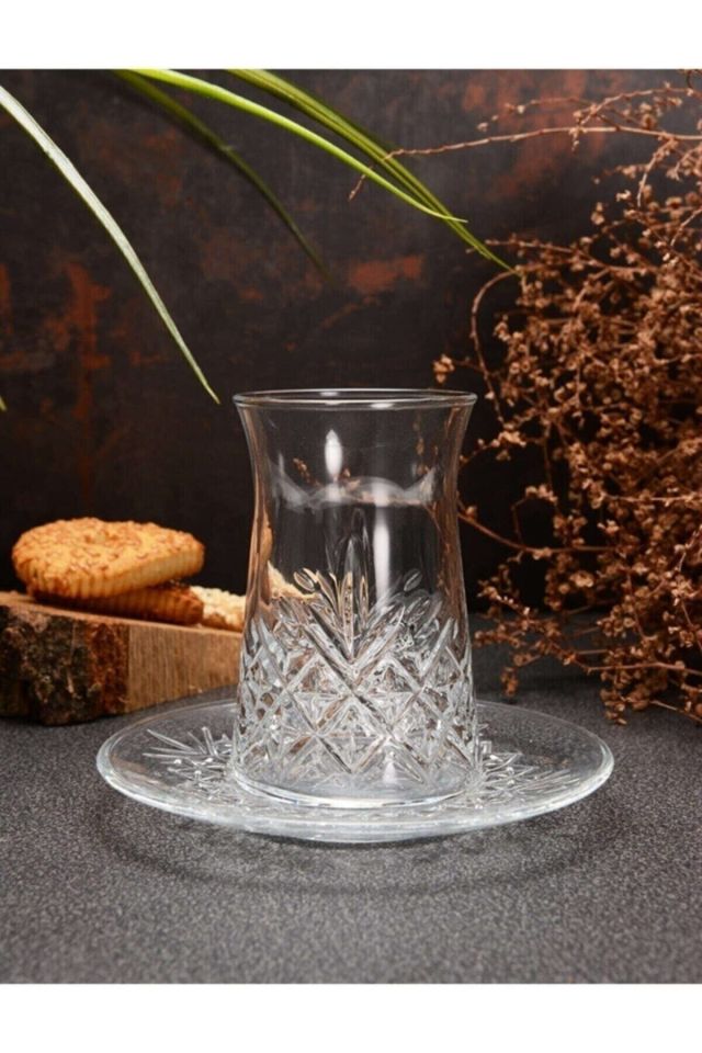 Timeless Çay Bardağı Ve Orjinal Kutulu Çay Tabağı Seti 6 Kişilik