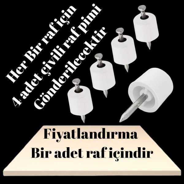 Dolap İçi Raf A.Krem en 45 cm boy