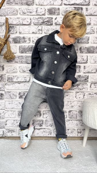 Denim ceket & jean takım