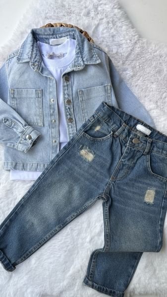 Denim ceket & Jean takım