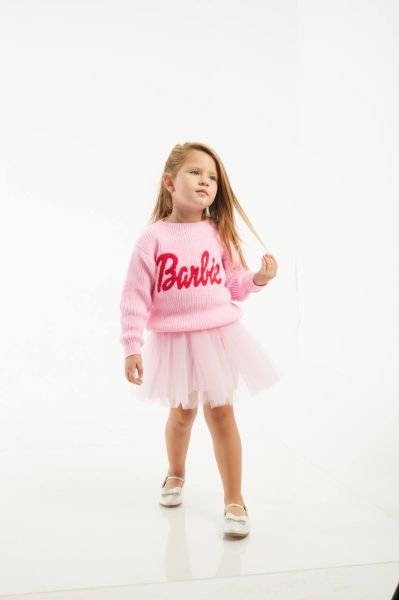 Barbie tütü etekli triko takım