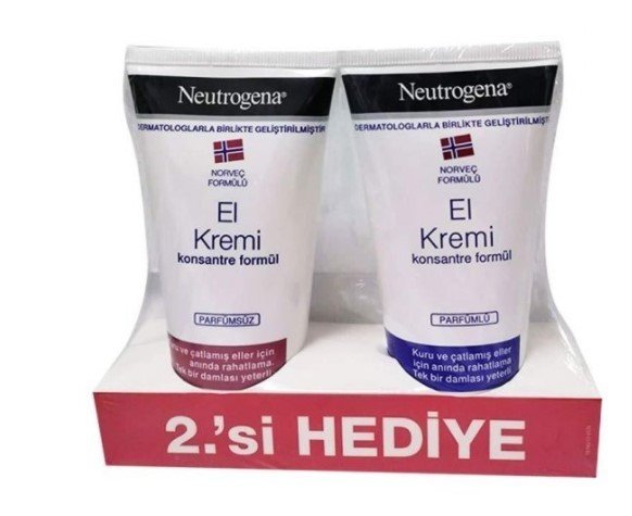 Neutrogena El Kremi 75 ml - İkincisi Hediye (Parfümlü ve Parfümsüz)