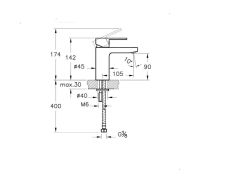 Fold S Lavabo Bataryası Krom A42532