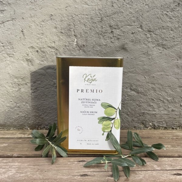 KAYA PREMIO Soğuk Sıkım Naturel Sızma Zeytinyağı - 3 L