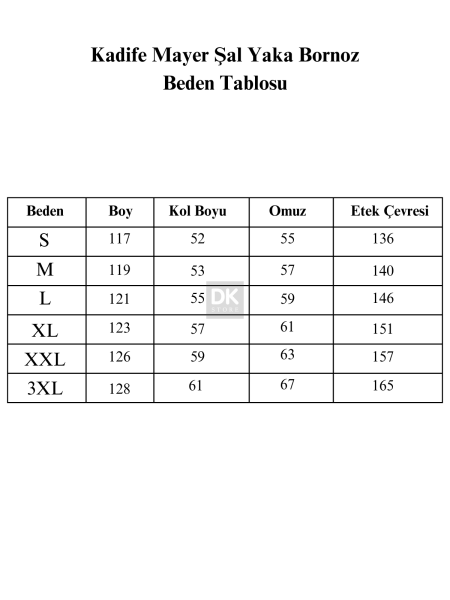 Akdeniz Mayer Kadife  Bornoz