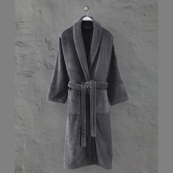 Sicilia 5'li Havlu Bornoz Set Antrasit