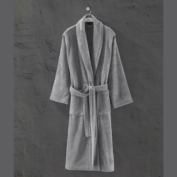 Sicilia 5'li Havlu Bornoz Set Gri L/XL