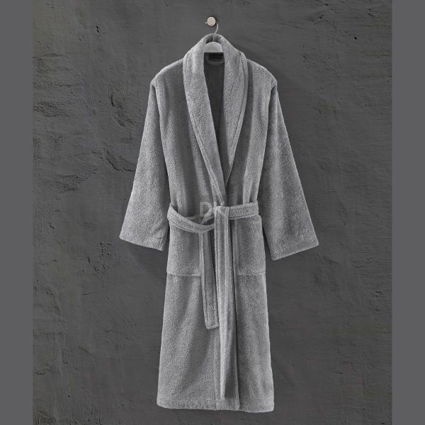 Sicilia 5'li Havlu Bornoz Set Gri S/M