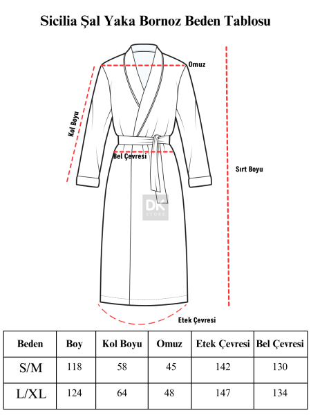 Sicilia 5'li Havlu Bornoz Set Mürdüm L/XL