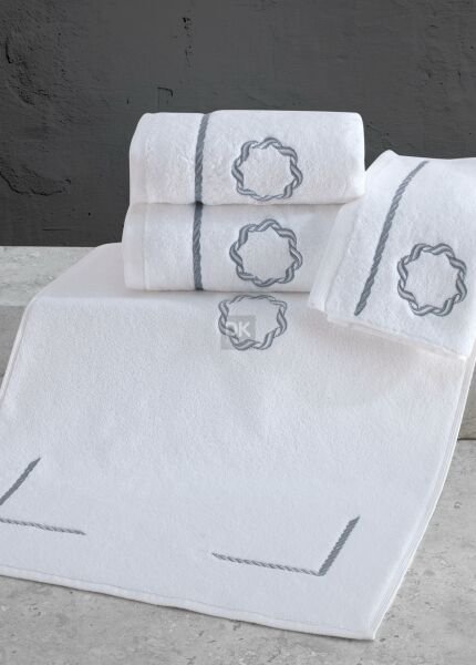 Lombardia 5'li Havlu Bornoz Set