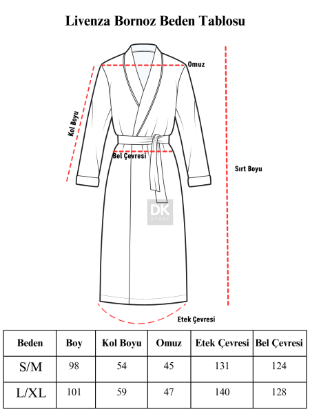 Livenza Antrasit Pike Bornoz Havlu Seti