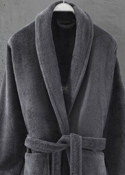 Sicilia Antrasit 3'lü Havlu Bornoz Seti